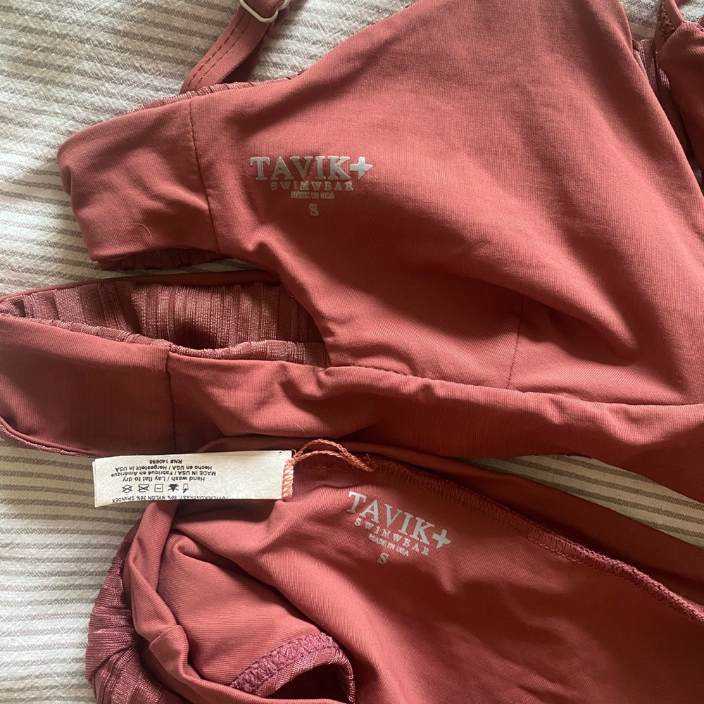 Tavik swim. High waisted bikini set